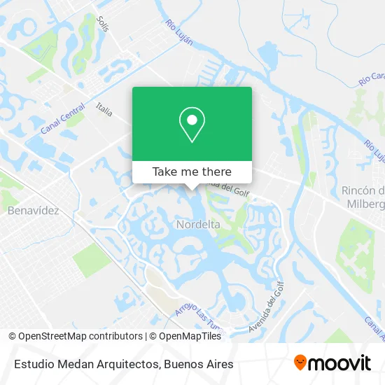 Mapa de Estudio Medan Arquitectos