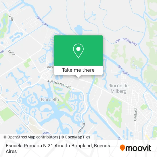 Mapa de Escuela Primaria N 21 Amado Bonpland