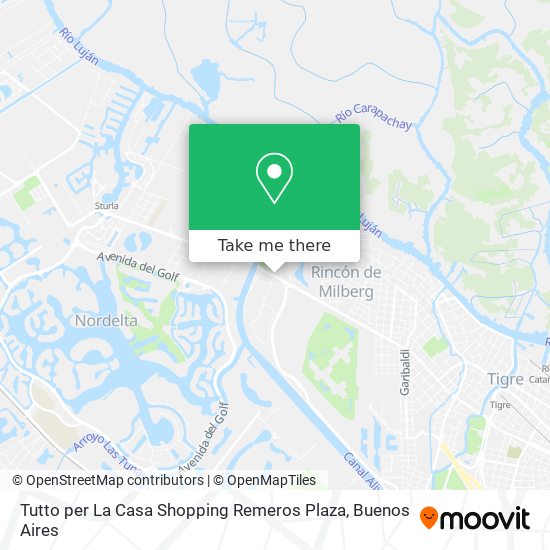 Tutto per La Casa Shopping Remeros Plaza map