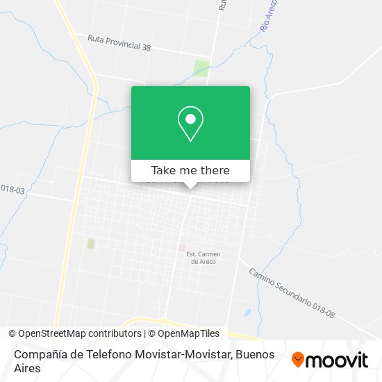 Compañía de Telefono Movistar-Movistar map