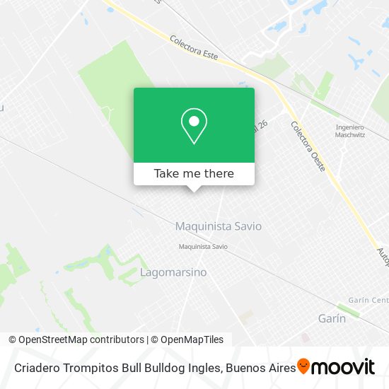 Criadero Trompitos Bull Bulldog Ingles map