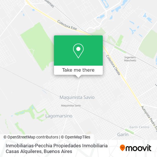 Mapa de Inmobiliarias-Pecchia Propiedades Inmobiliaria Casas Alquileres