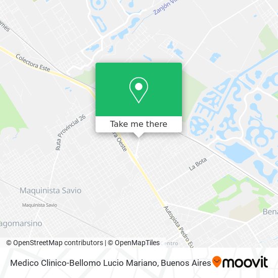 Medico Clinico-Bellomo Lucio Mariano map