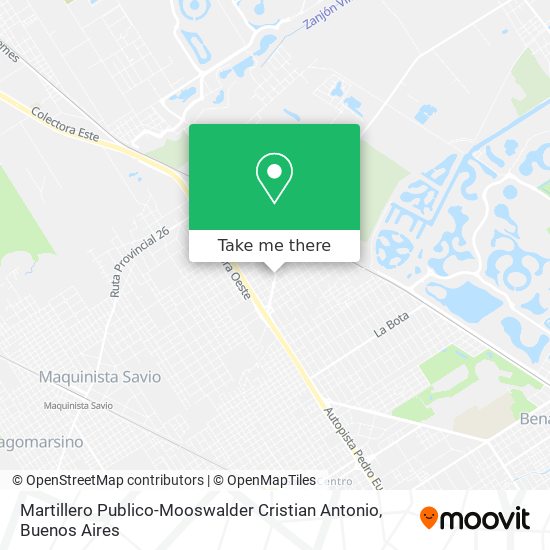 Mapa de Martillero Publico-Mooswalder Cristian Antonio