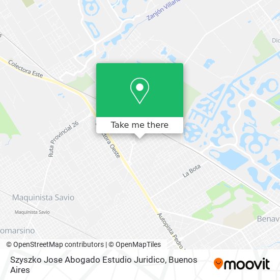 Szyszko Jose Abogado Estudio Juridico map