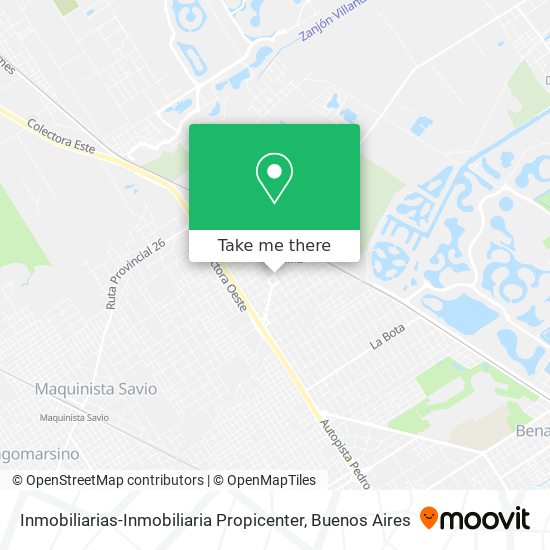 Inmobiliarias-Inmobiliaria Propicenter map