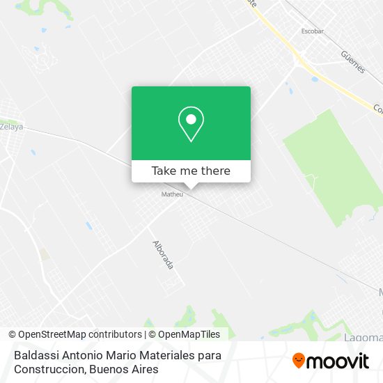 Baldassi Antonio Mario Materiales para Construccion map