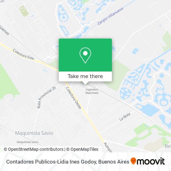 Contadores Publicos-Lidia Ines Godoy map