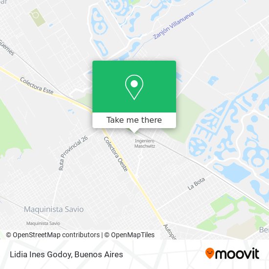 Lidia Ines Godoy map