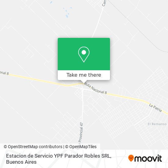 Estacion de Servicio YPF Parador Robles SRL map