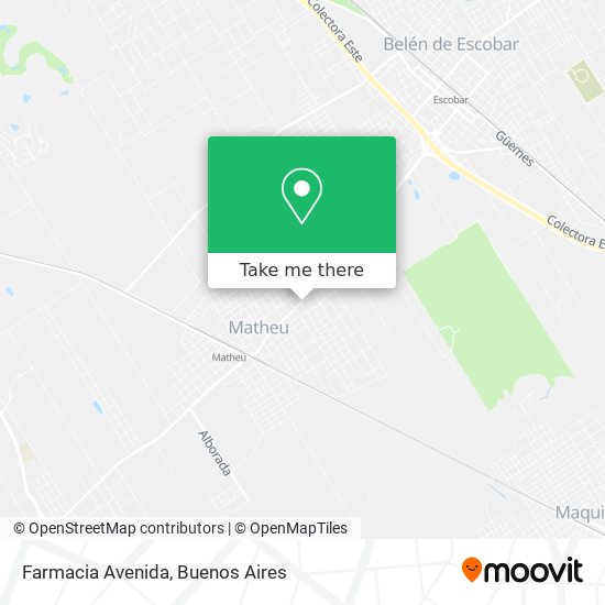 Mapa de Farmacia Avenida