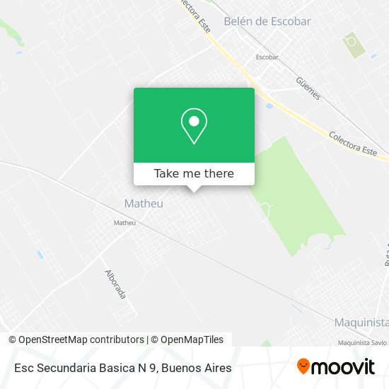 Esc Secundaria Basica N 9 map