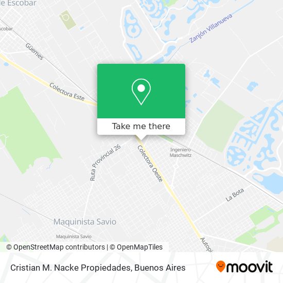 Cristian M. Nacke Propiedades map
