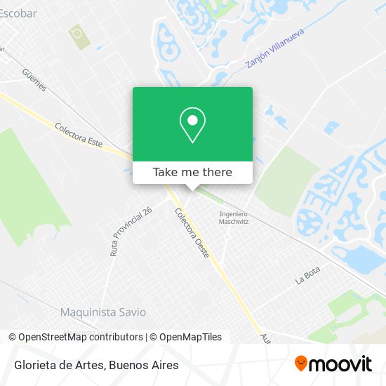 Mapa de Glorieta de Artes