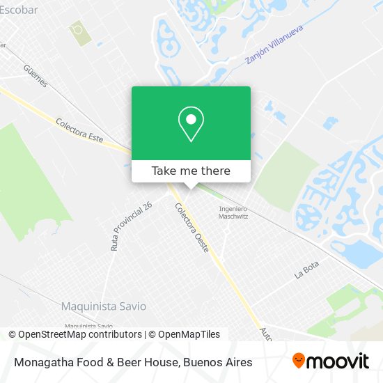 Mapa de Monagatha Food & Beer House