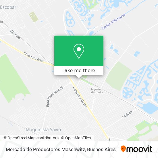 Mapa de Mercado de Productores Maschwitz