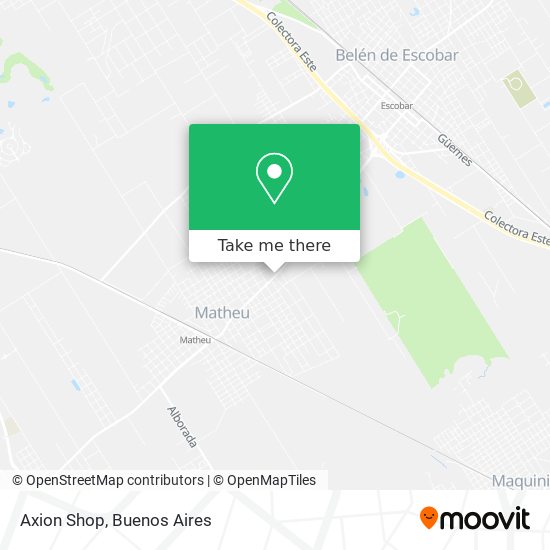 Mapa de Axion Shop