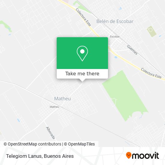 Mapa de Telegiom Lanus