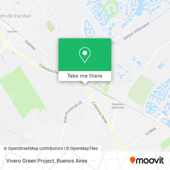 Mapa de Vivero Green Project