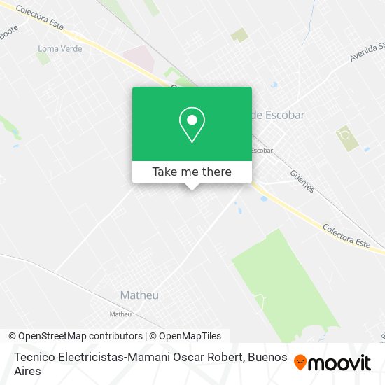 Tecnico Electricistas-Mamani Oscar Robert map