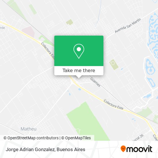 Jorge Adrian Gonzalez map