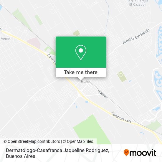 Mapa de Dermatólogo-Casafranca Jaqueline Rodriguez