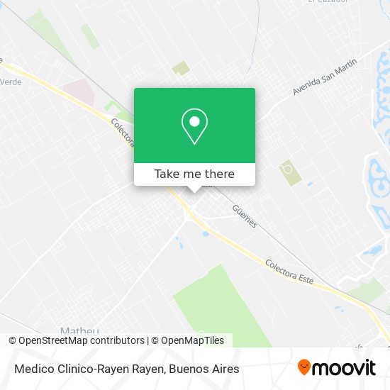 Medico Clinico-Rayen Rayen map