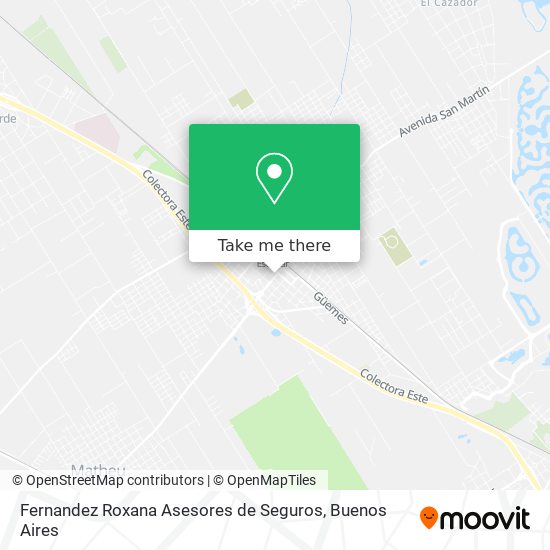 Mapa de Fernandez Roxana Asesores de Seguros