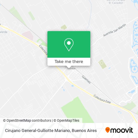 Cirujano General-Gulliotte Mariano map