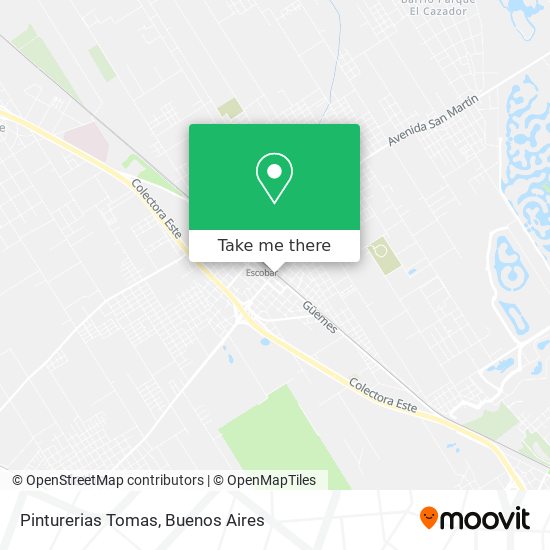 Pinturerias Tomas map