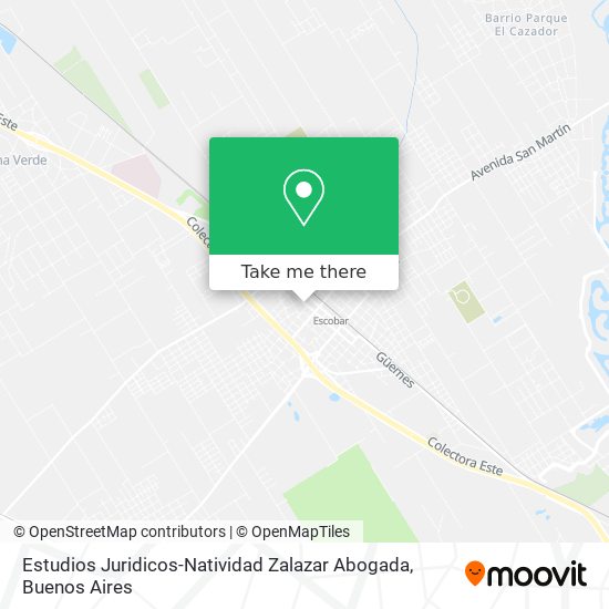 Estudios Juridicos-Natividad Zalazar Abogada map