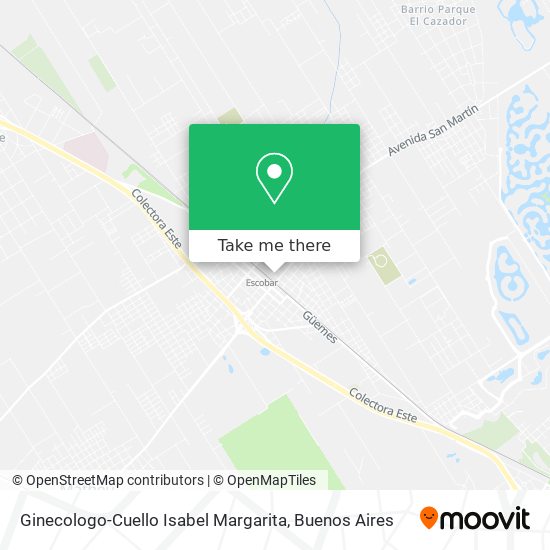 Ginecologo-Cuello Isabel Margarita map