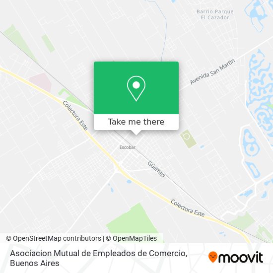 Asociacion Mutual de Empleados de Comercio map