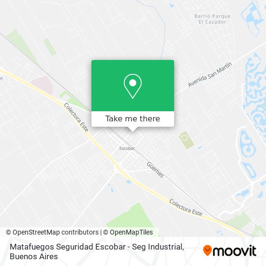 Matafuegos Seguridad Escobar - Seg Industrial map
