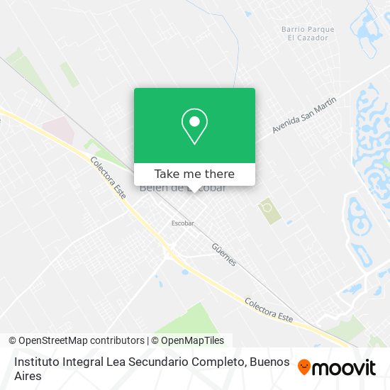 Instituto Integral Lea Secundario Completo map