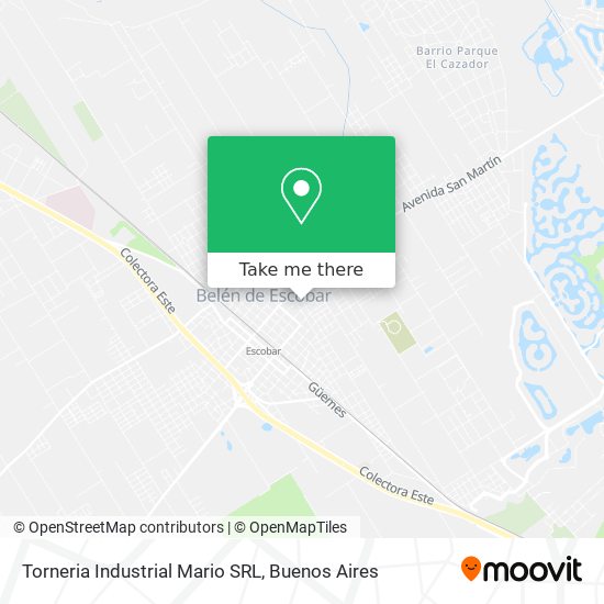 Mapa de Torneria Industrial Mario SRL