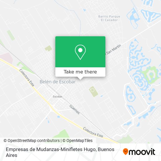 Empresas de Mudanzas-Minifletes Hugo map