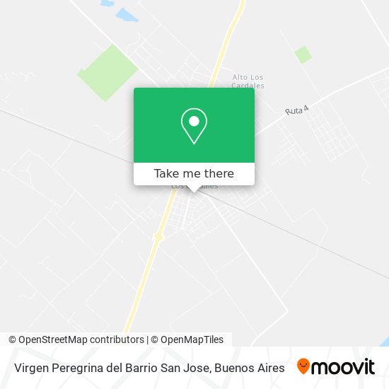 Mapa de Virgen Peregrina del Barrio San Jose