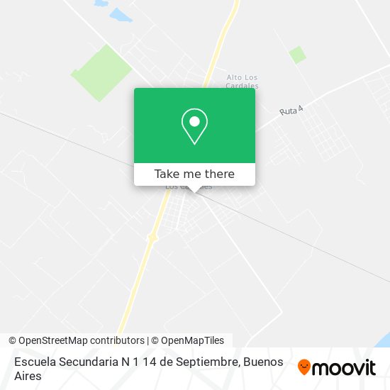 Escuela Secundaria N 1 14 de Septiembre map