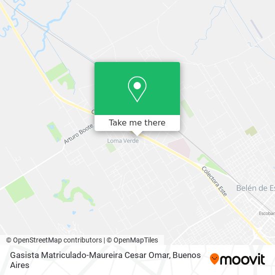 Gasista Matriculado-Maureira Cesar Omar map