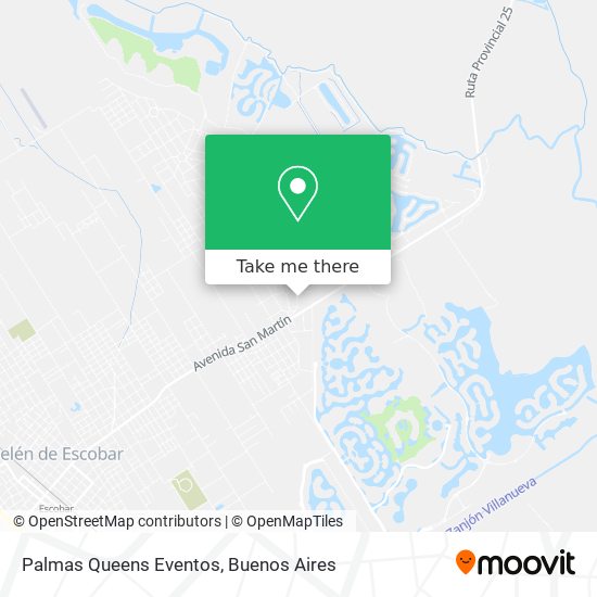 Palmas Queens Eventos map