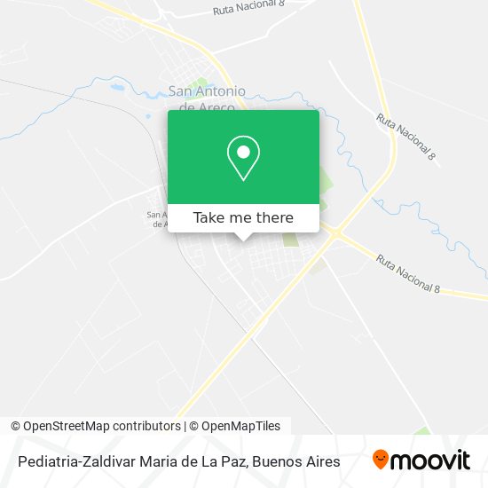 Pediatria-Zaldivar Maria de La Paz map