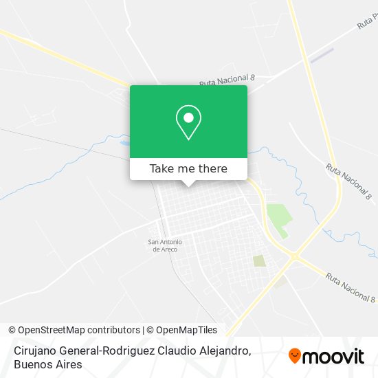 Cirujano General-Rodriguez Claudio Alejandro map