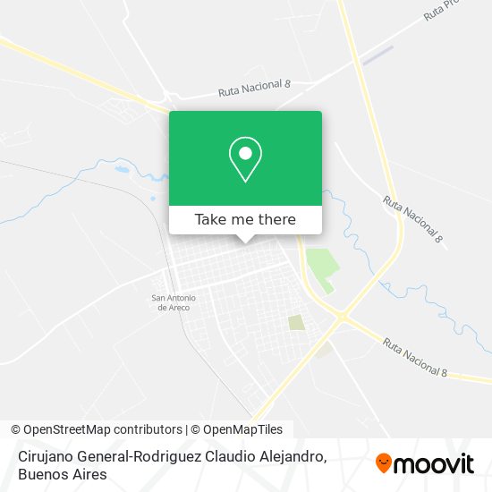 Mapa de Cirujano General-Rodriguez Claudio Alejandro