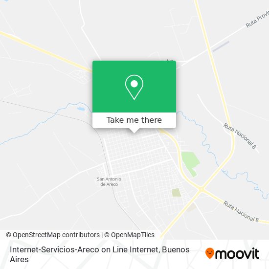 Internet-Servicios-Areco on Line Internet map