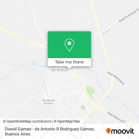 Mapa de Diesel Games - de Antonio R Rodriguez Games