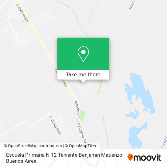 Escuela Primaria N 12 Teniente Benjamin Matienzo map