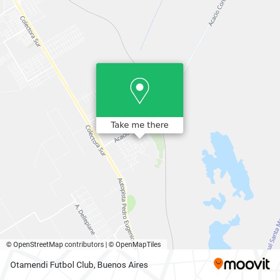 Mapa de Otamendi Futbol Club