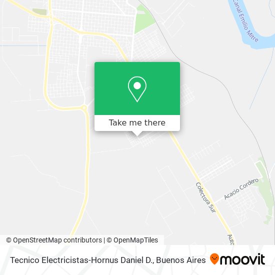 Tecnico Electricistas-Hornus Daniel D. map