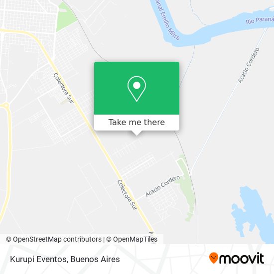 Mapa de Kurupi Eventos
